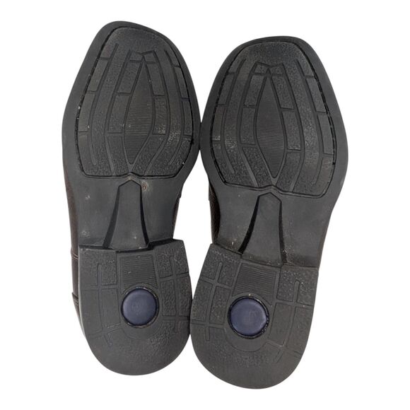 Belvedere Bay Bridge Men's Brown Pebbled Leather Split Toe Oxford Dress Shoes 11 - Picture 8 of 9